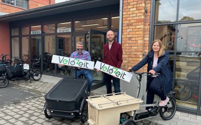 MLS-Hanau erhält zwei E-Lastenräder von Velozeit